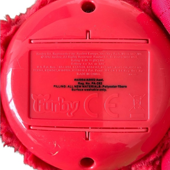 Vintage Furby 2012 - Bright Orange Red Edition - Hasbro Interactive Toy Plush - Picture 7 of 10